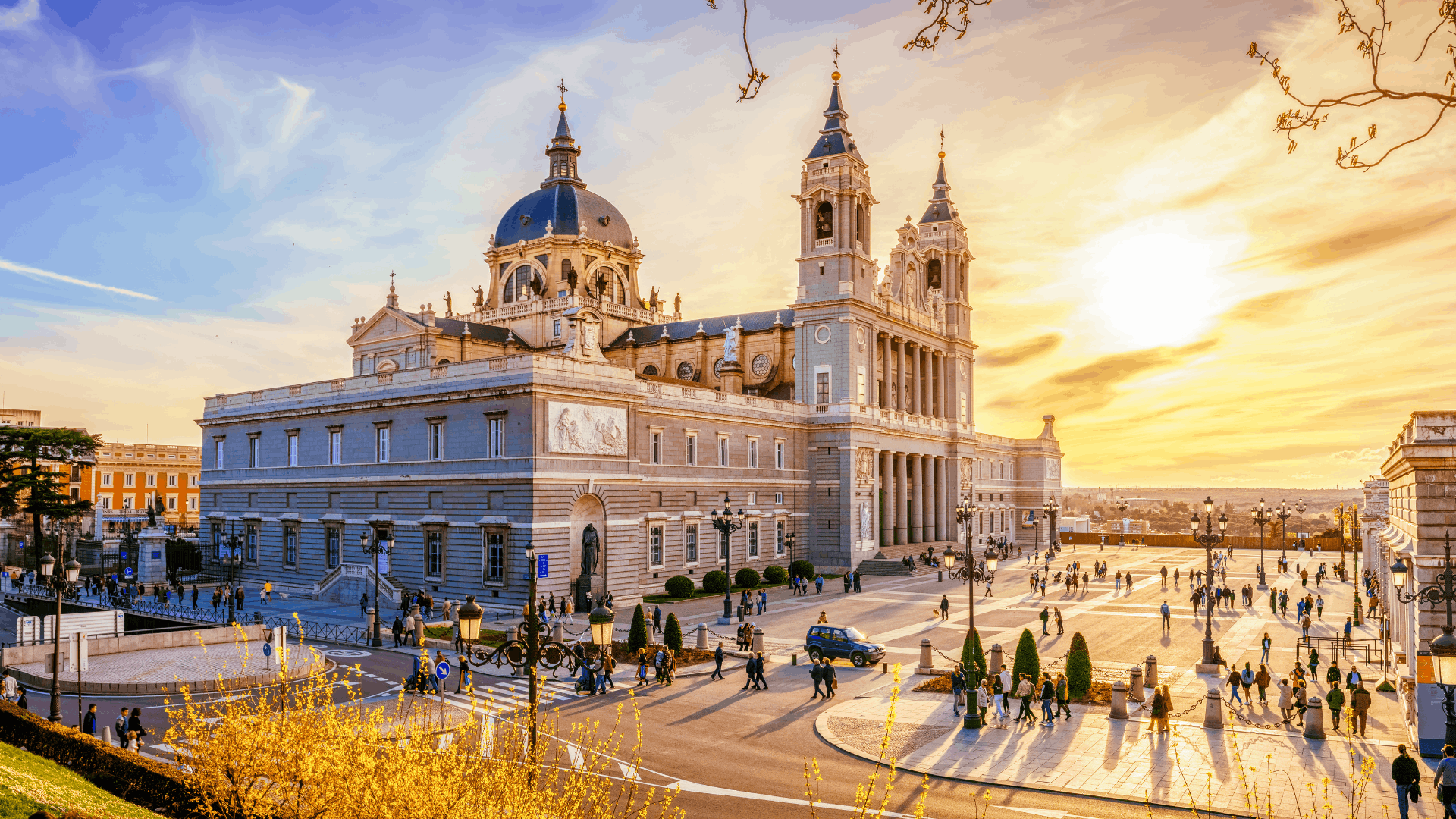 Paisagem urbana de Madrid, capital da Espanha